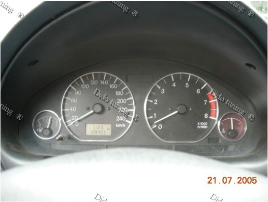 Хром кільця в щиток приладів Mitsubishi Carisma / Space Star