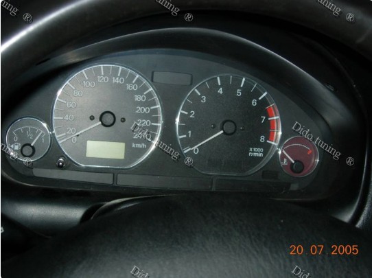 Хром кільця в щиток приладів Mitsubishi Carisma / Space Star