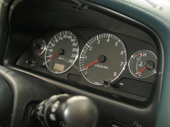 Хром кільця в щиток приладів Toyota Avensis T22