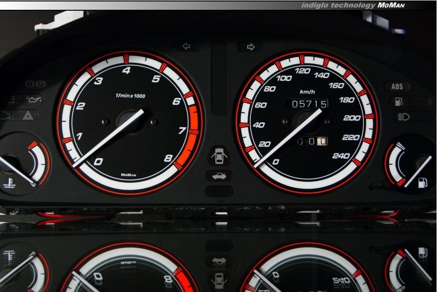 Тюнінгові накладки на панель приладів Honda Accord 1993-1998 вер. 1