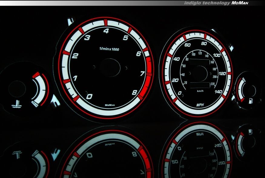 Тюнінгові накладки на панель приладів Honda Accord 1993-1998 вер. 1