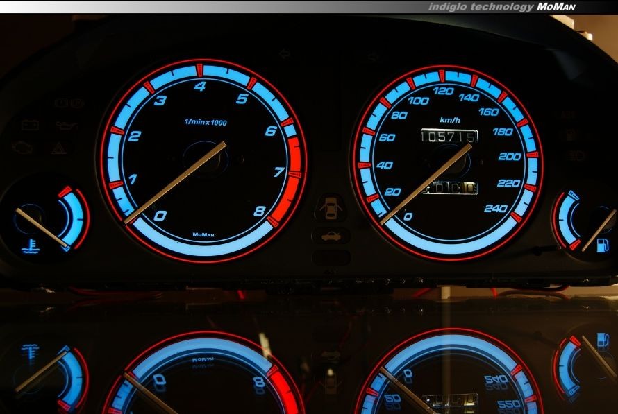 Тюнінгові накладки на панель приладів Honda Accord 1993-1998 вер. 1