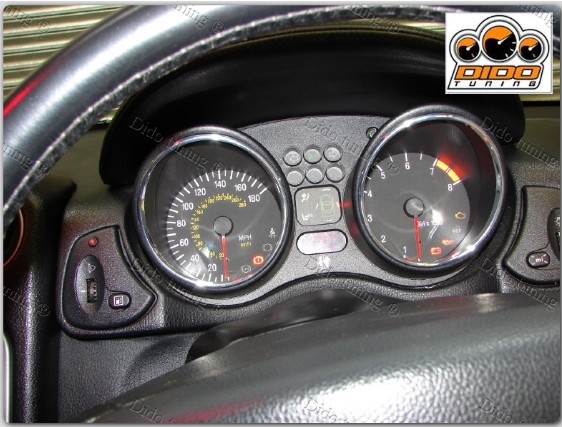 Хром кільця у щиток приладів Alfa Romeo GTV