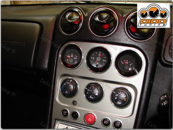 Хром кільця на ручки пічки Alfa Romeo GTV