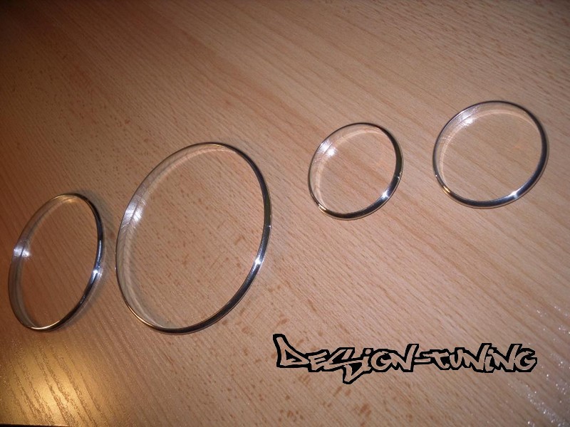 Кольца в щиток приборов Nissan Primera P11 рестайл.