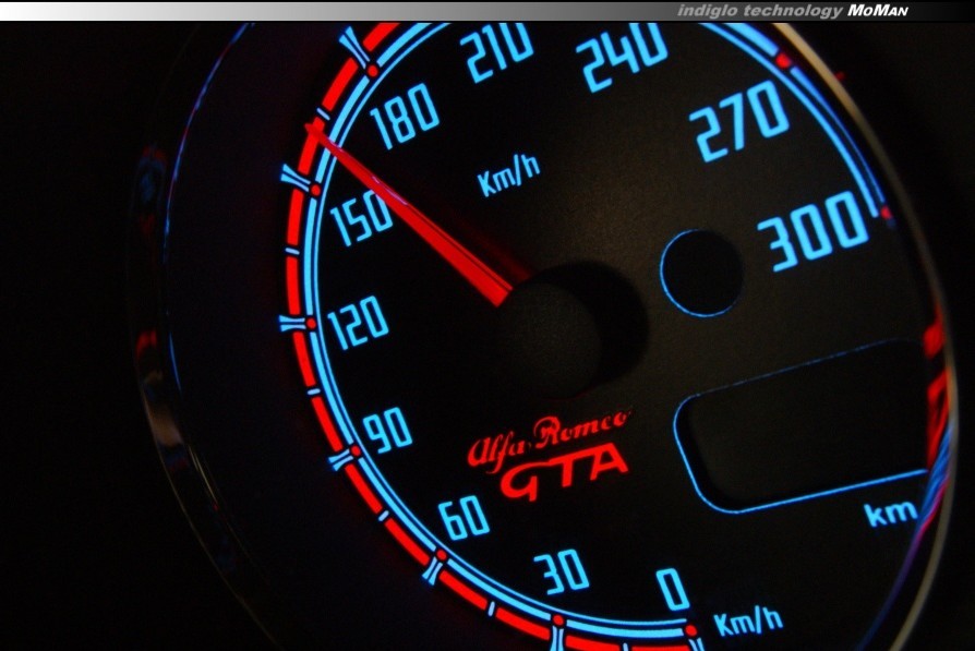 Тюнінгові шкали приладів Alfa Romeo 147, GTA, GT варіант 1