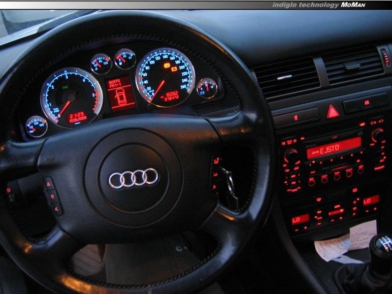 Тюнінгові шкали приладів Audi A6 C5 версія 1