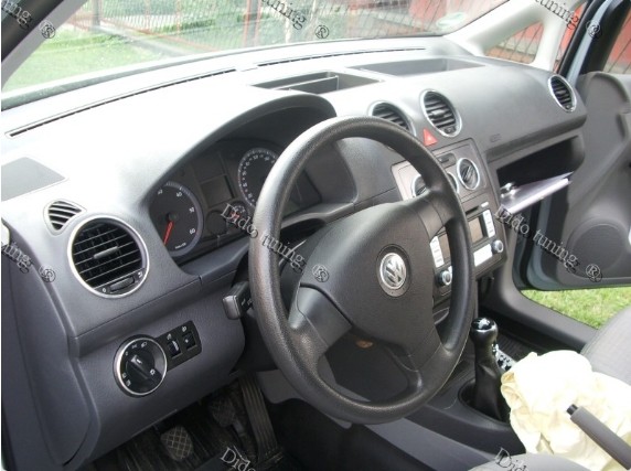 Хром кільця на обдуви VW Caddy II