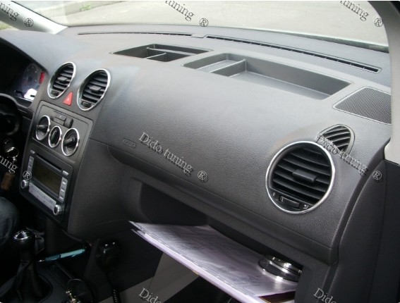 Хром кільця на обдуви VW Caddy II