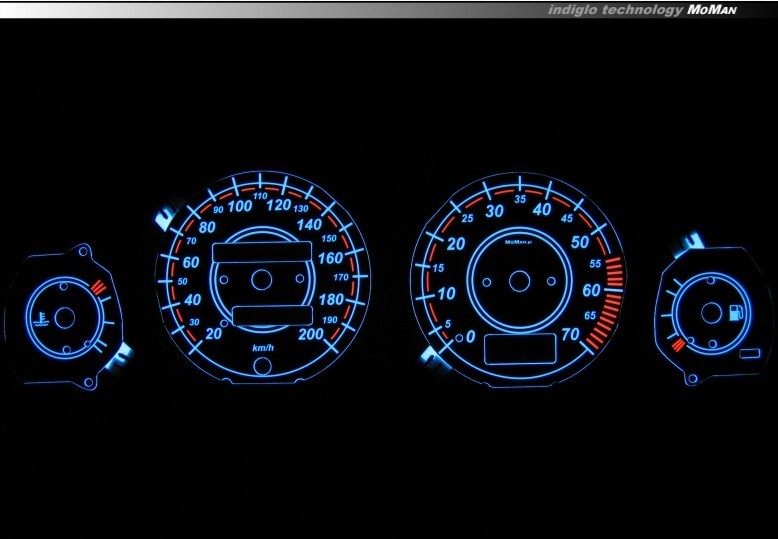 Тюнінгові вставки в приладку Skoda Felicia вер. 2