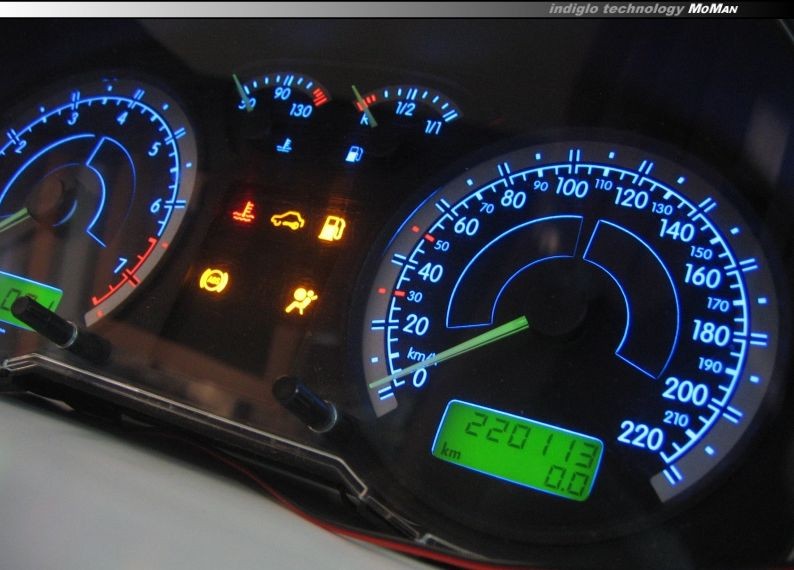 Тюнінгові накладки в щиток приладів Skoda Octavia 1996-2004 вер. 1