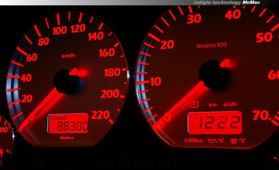 Накладки, що світяться на шкали приладів Volkswagen Golf 3, Vento, Jetta 3, Polo 6N вар. 4
