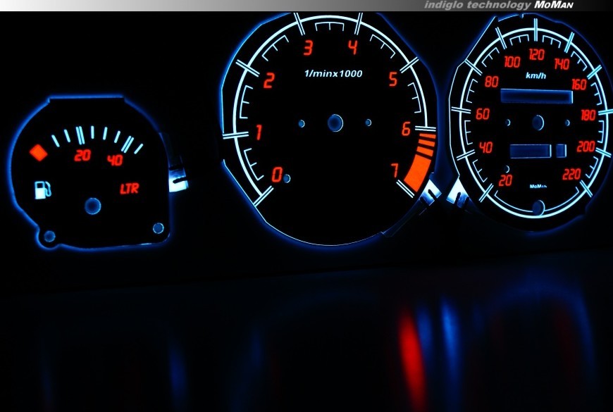 Тюнинговые накладки на панель приборов Opel Corsa B, Tigra вер. 1