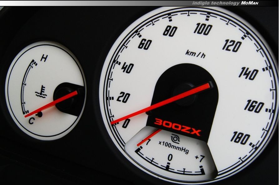 Светящиеся накладки на шкалы приборов Nissan 300ZX вер. 2