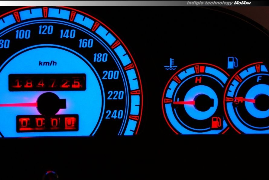 Плазмові накладки в щиток приладів Opel Calibra вар. 3