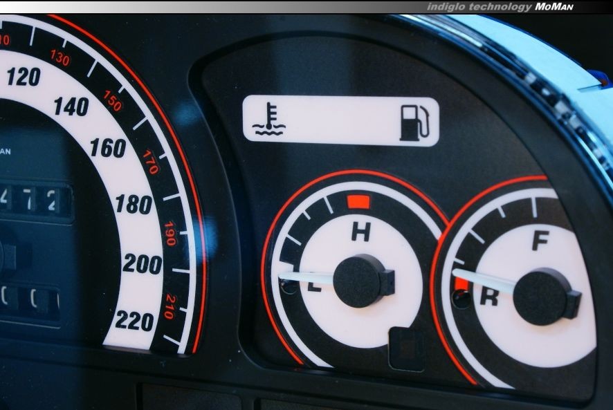 Тюнінгові накладки на шкали приладів Opel Calibra вар. 1