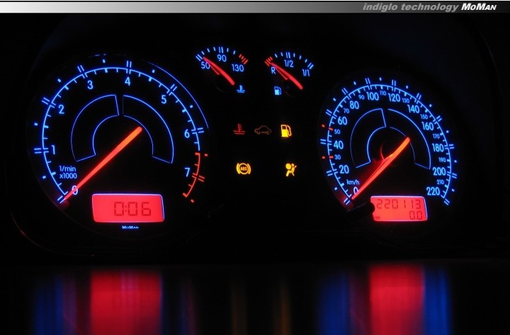 Тюнінгові накладки в щиток приладів Skoda Octavia 1996-2004 вер. 1