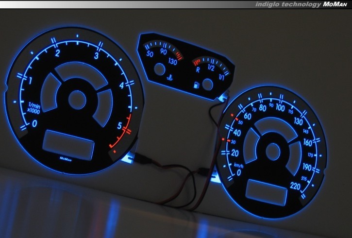 Тюнінгові накладки в щиток приладів Skoda Octavia 1996-2004 вер. 1