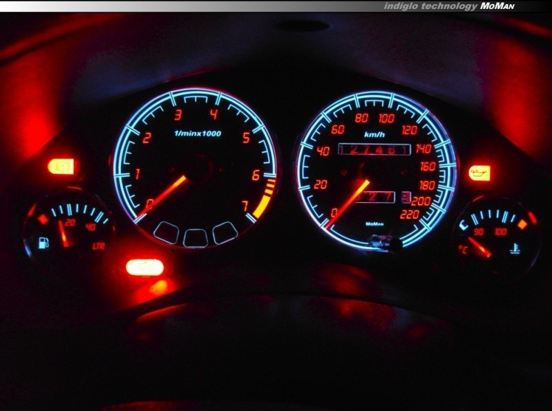 Тюнинговые накладки на панель приборов Opel Corsa B, Tigra вер. 1