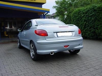 Модельний глушник Peugeot 206 CC 1,6i (121-112/10)