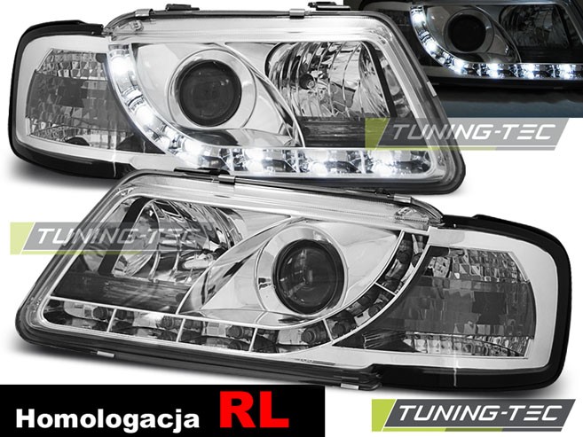 Світлодіодні передні фари з ДХО для AUDI A3 8L дорестайл