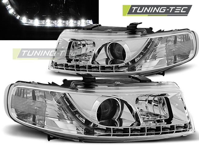 Передні тюнінгові фари з діодним рядком SEAT LEON 1, TOLEDO 2