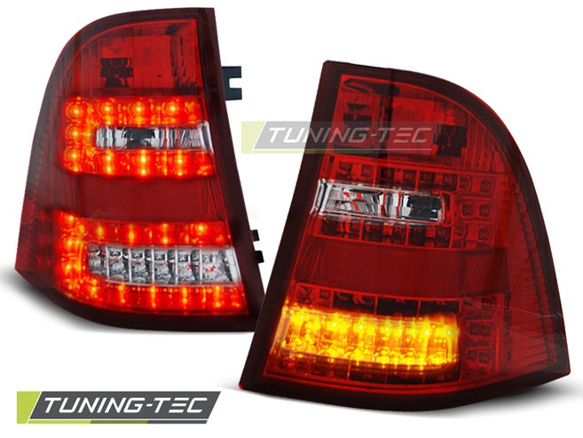 LED ліхтарі задні MERCEDES ML W163 red white