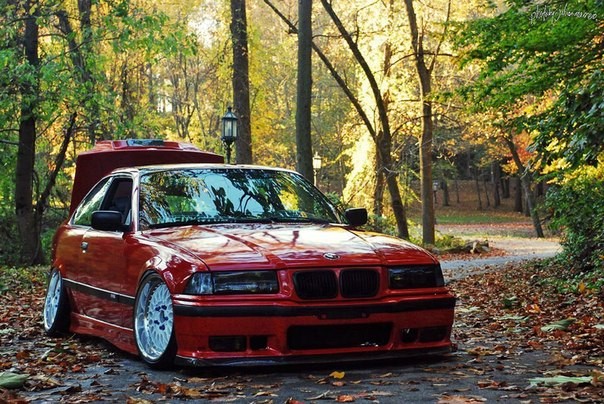 Чорні решітки радіатора BMW E36 рестайлінг