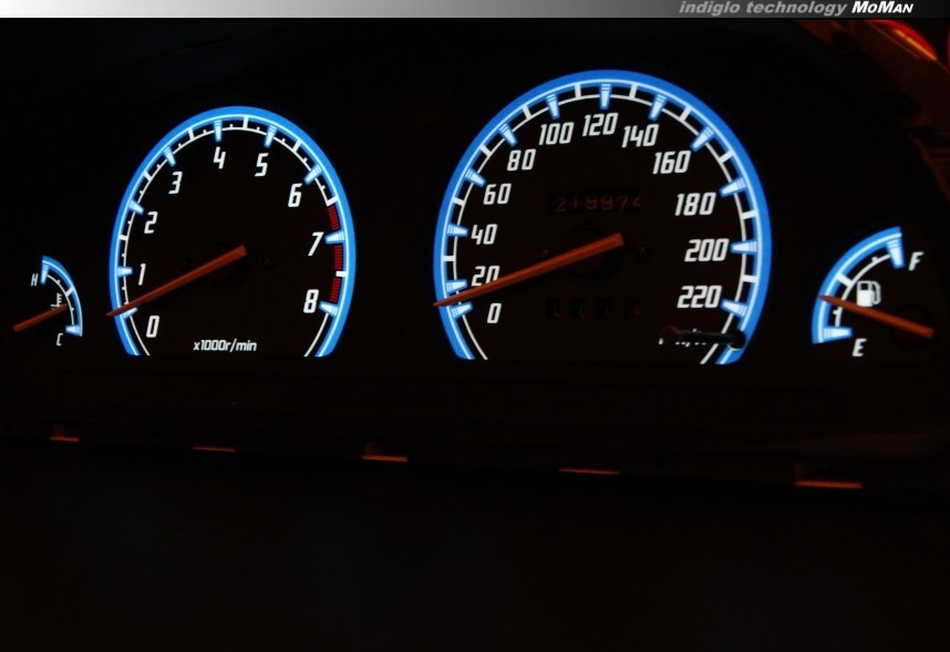 Тюнінгові накладки на шкали приладів Subaru Impreza 1992-1996