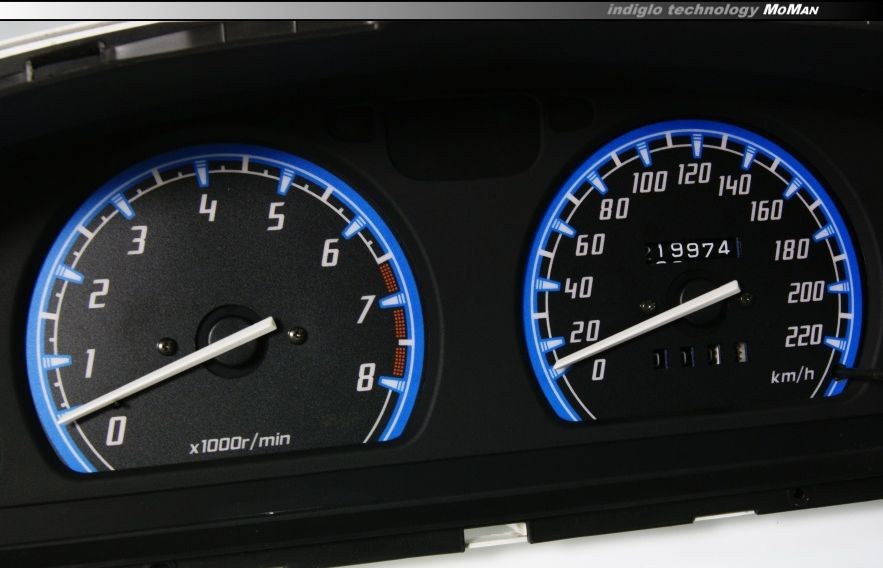 Тюнінгові накладки на шкали приладів Subaru Impreza 1992-1996