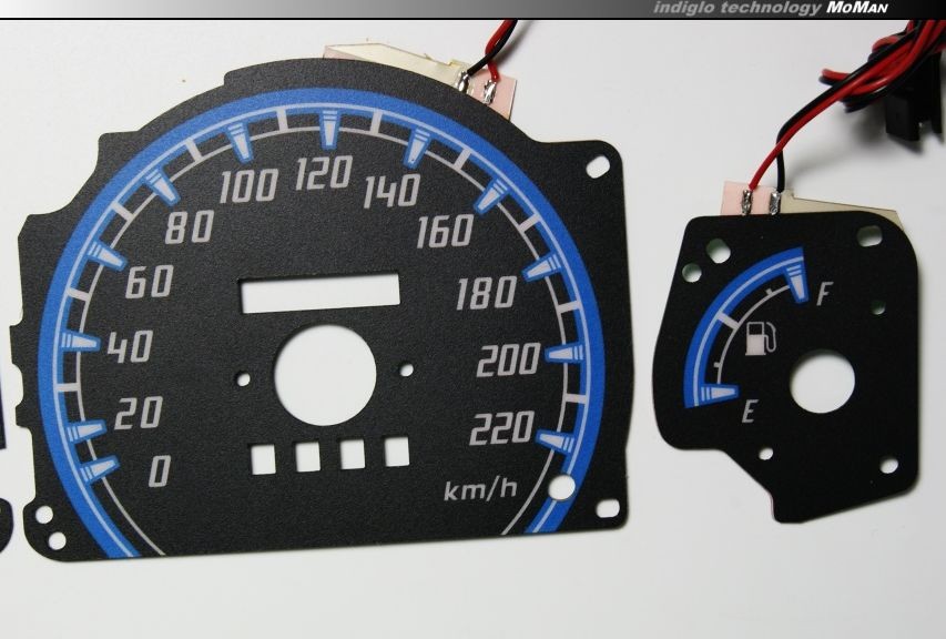 Тюнінгові накладки на шкали приладів Subaru Impreza 1992-1996