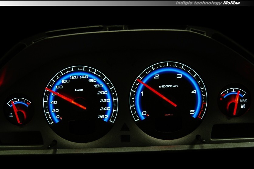 Тюнінгові накладки на шкали приладів Volvo S60 / S70 /S80 / V70 / XC70 / XC90 вар. 1