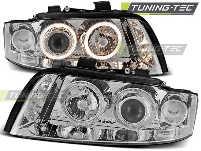 Тюнінг фари передні angel eyes AUDI A4 B6