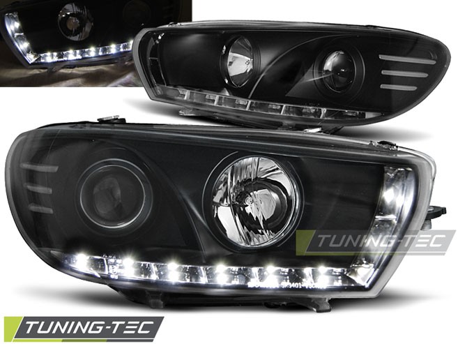 Фари передні VOLKSWAGEN SCIROCCO 2008-2014 з діодним рядком