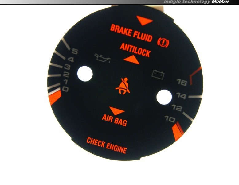 Плазмові накладки в щиток приладів Porsche 928, 944 вар. 2