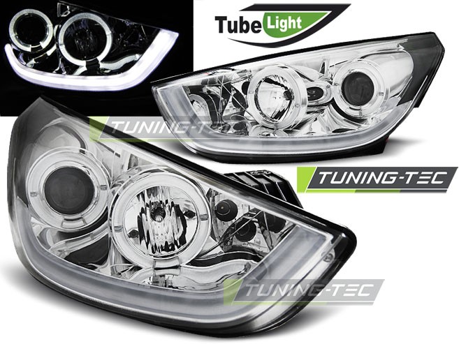 Тюнинг фары передние с диодами HYUNDAI TUCSON IX35 