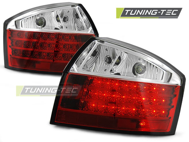 Діодні ліхтарі задні AUDI A4 B6 седан, red white