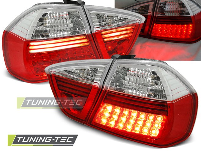 Led стопи (ліхтарі задні) BMW 3 E90 седан 05-08 red white