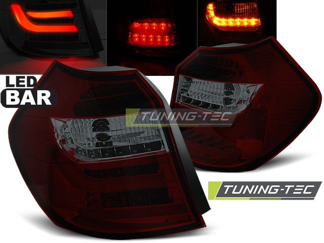Led ліхтарі задні BMW E87, E81 04-07 red smoke