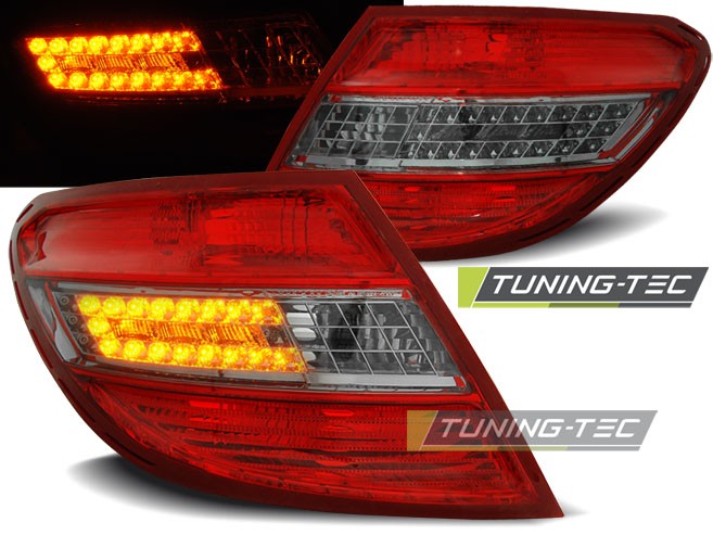 Задня тюнінг ліхтарі MERCEDES W204 седан 2007-2010 з діодними поворотами