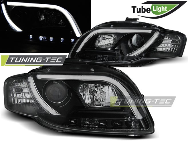 передні тюнінгові фари AUDI A4 B7 TUBE LIGHT