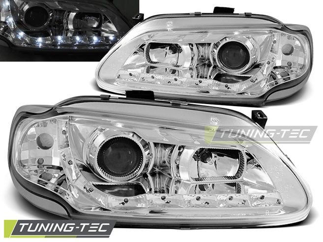 Фары передние с диодной строкой RENAULT MEGANE / SCENIC