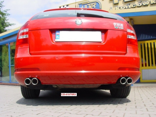 Модельний глушник Skoda Octavia II RS (125-410/70RS)