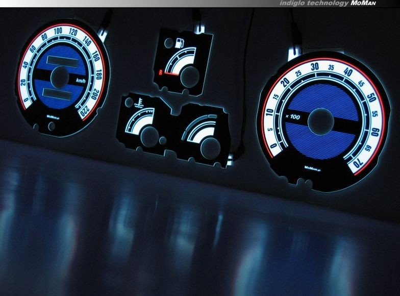 Плазмові накладки на шкали приладів Renault 19 вер. 1