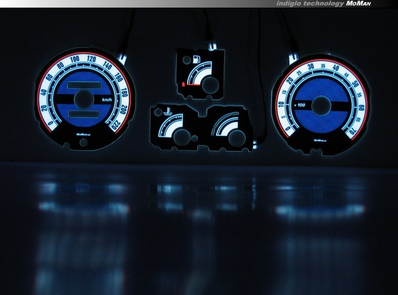 Плазмові накладки на шкали приладів Renault 19 вер. 1