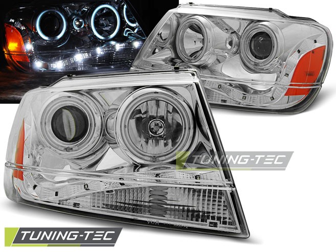 Передні фари з діодним рядком JEEP GRAND CHEROKEE