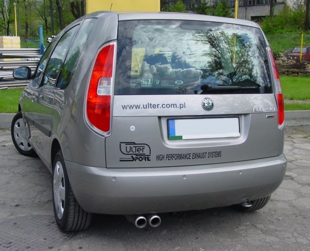 Модельний глушник Skoda Roomster (125-209/07-2)