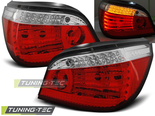 Діодні ліхтарі (стопи задні) BMW 5 E60 red white
