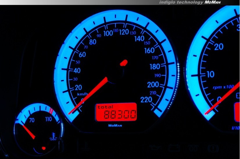 Тюнінгові накладки на шкали приладів Volkswagen Golf 3, Vento, Jetta 3, Polo 6N вар. 1