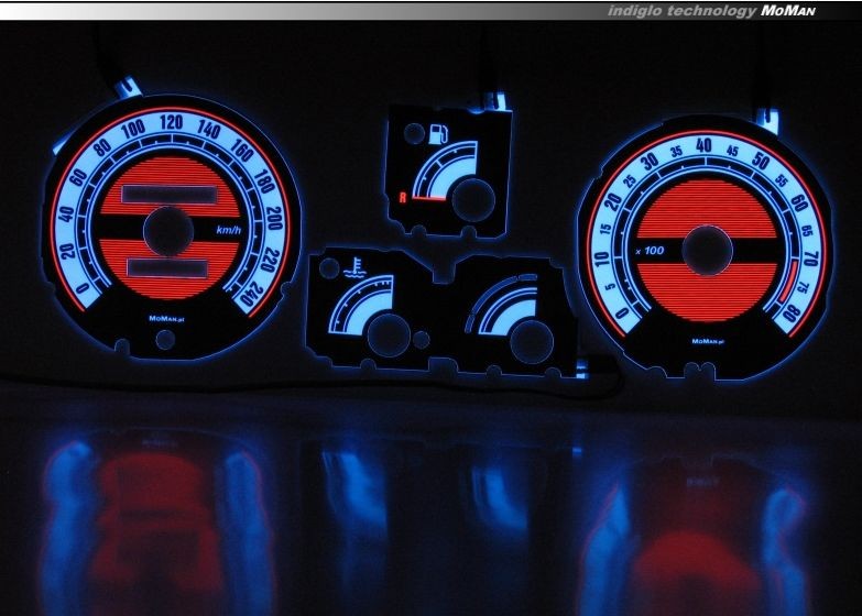 Тюнінгові накладки в щиток приладів Renault Clio 1 вер. 2